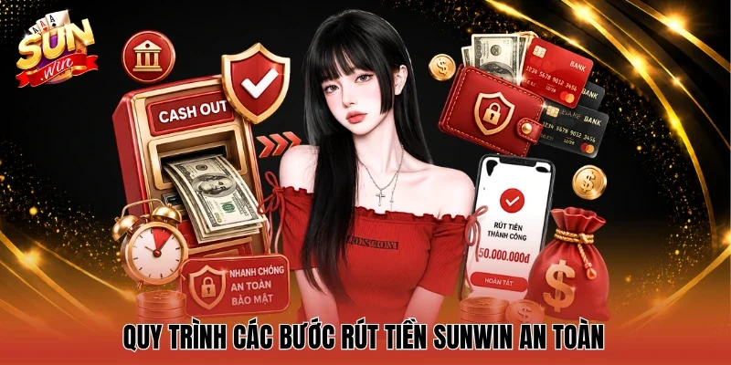 Quy trình các bước rút tiền Sunwin an toàn